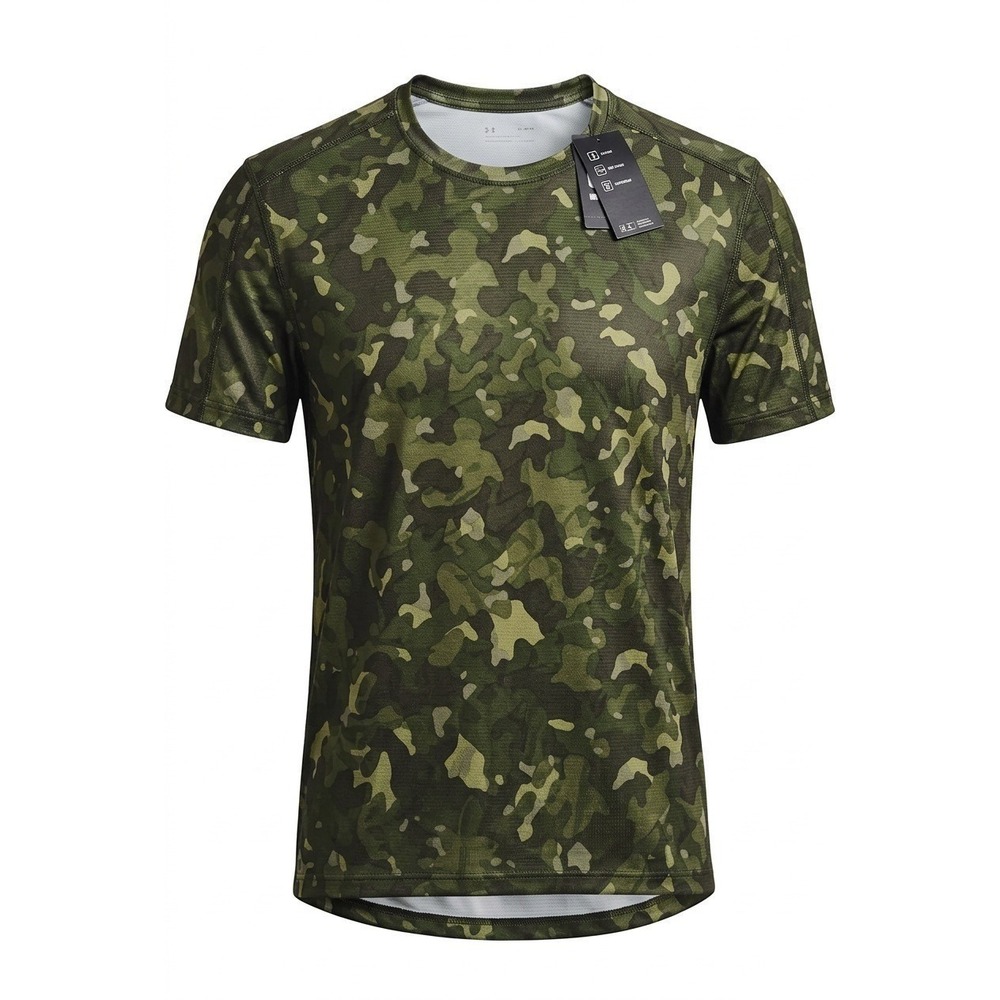 Ideology Mens Performance Tee Camo Native Green Short Sleeve Shirt L 100130330MN